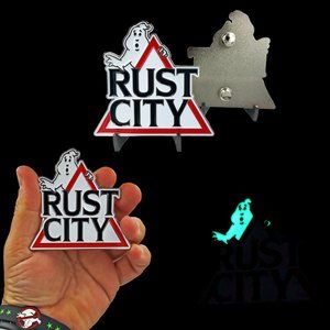 Rust City Pin